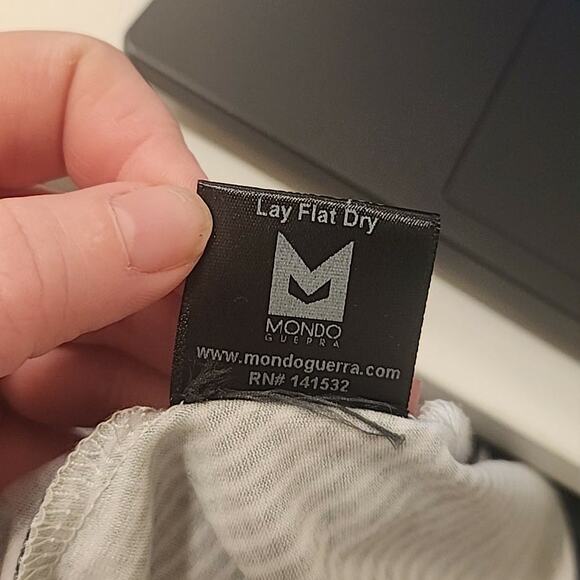 Mondo Guerra Optic Print Bodycon Dress Black White Project Runway RARE SZ M - Picture 7 of 7